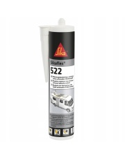 Sikaflex 522 300ml. CZARNY klej uszczelniacz kampera odporny na pleśń Sika