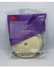 3M Futro polerskie do polerki; białe, 130mm, 34120